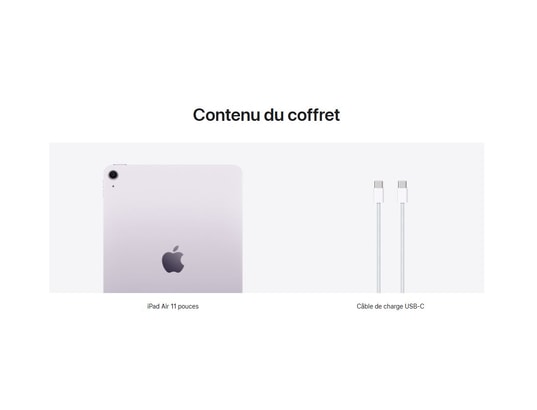 APPLE - iPad Air 11 M3 Violet 128 Go WiFi 2025