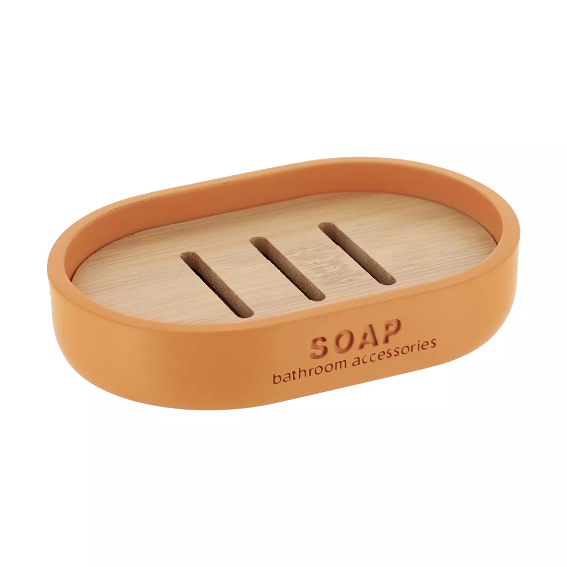 Set d'accessoires salle de bain Purebamboo Jaune moutarde
