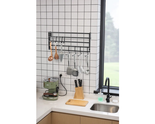 CENTA wandplank REGULUS 600 x 280 mm zwart mat