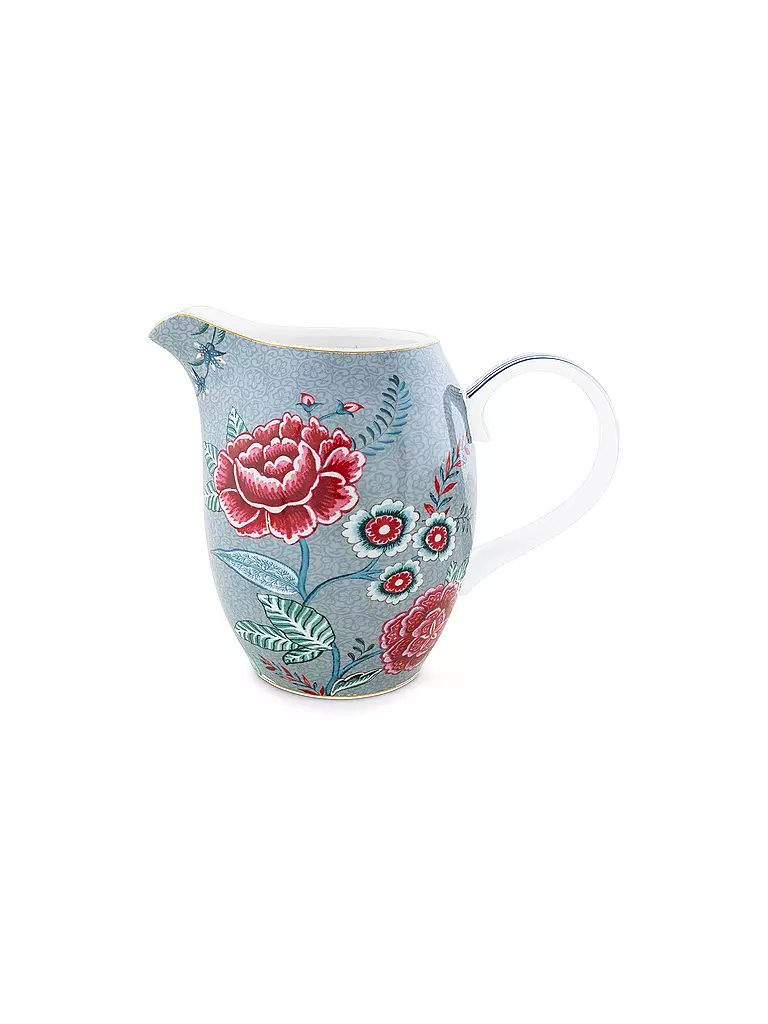 PIP STUDIO Krug groß 950mk FLOWER FESTIVAL Light Blue hellblau