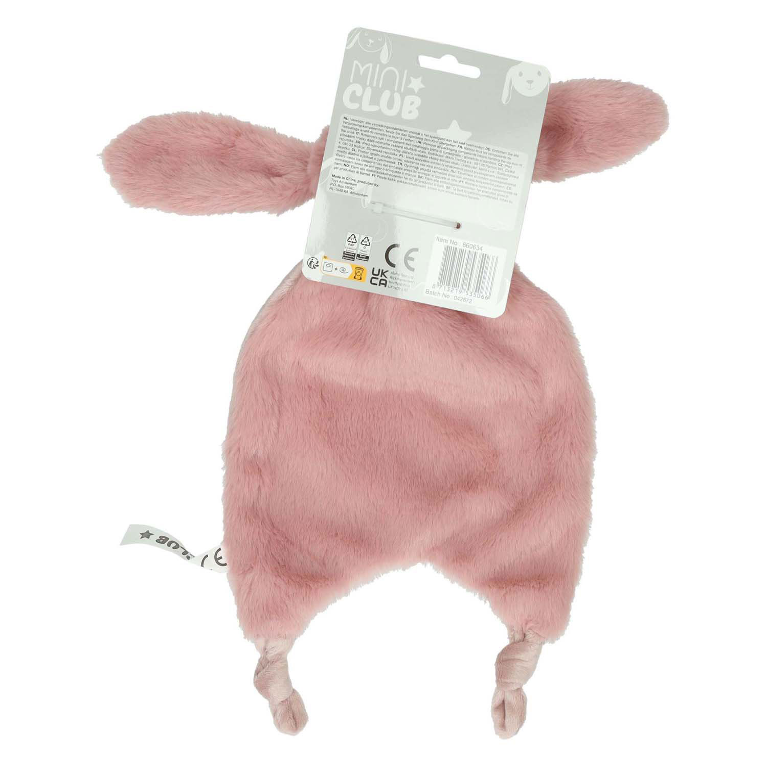 Mini Club Knuffeldoekje Konijn Bruin, 38cm