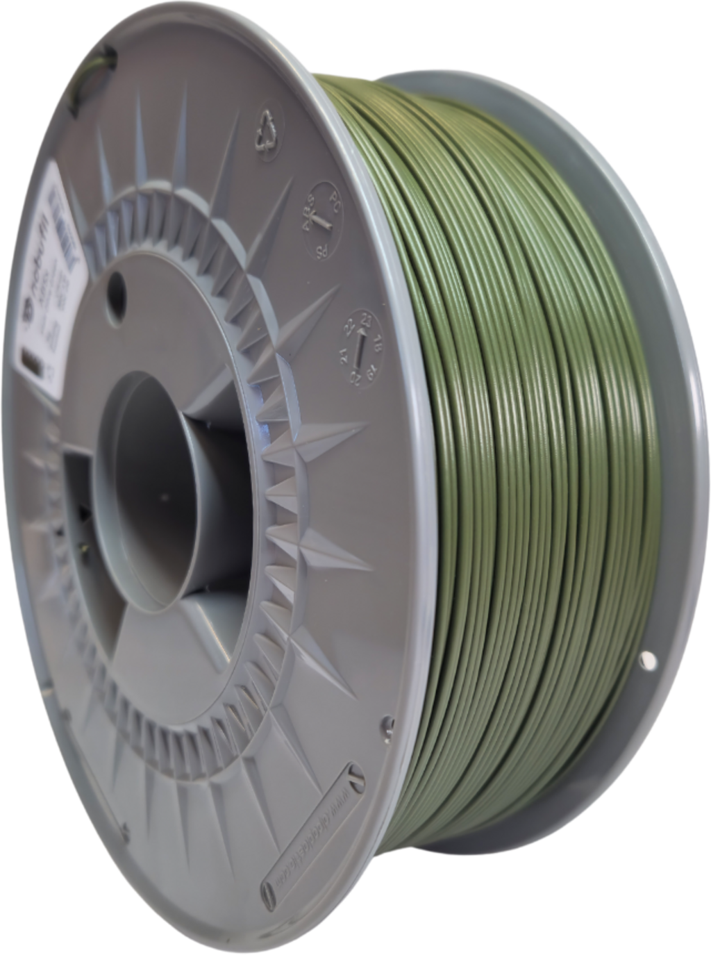 Nobufil  ABSx Matt Olive Green, 1,75 mm / 1000 g    ABS Filament aus recycelten Kunststoffen