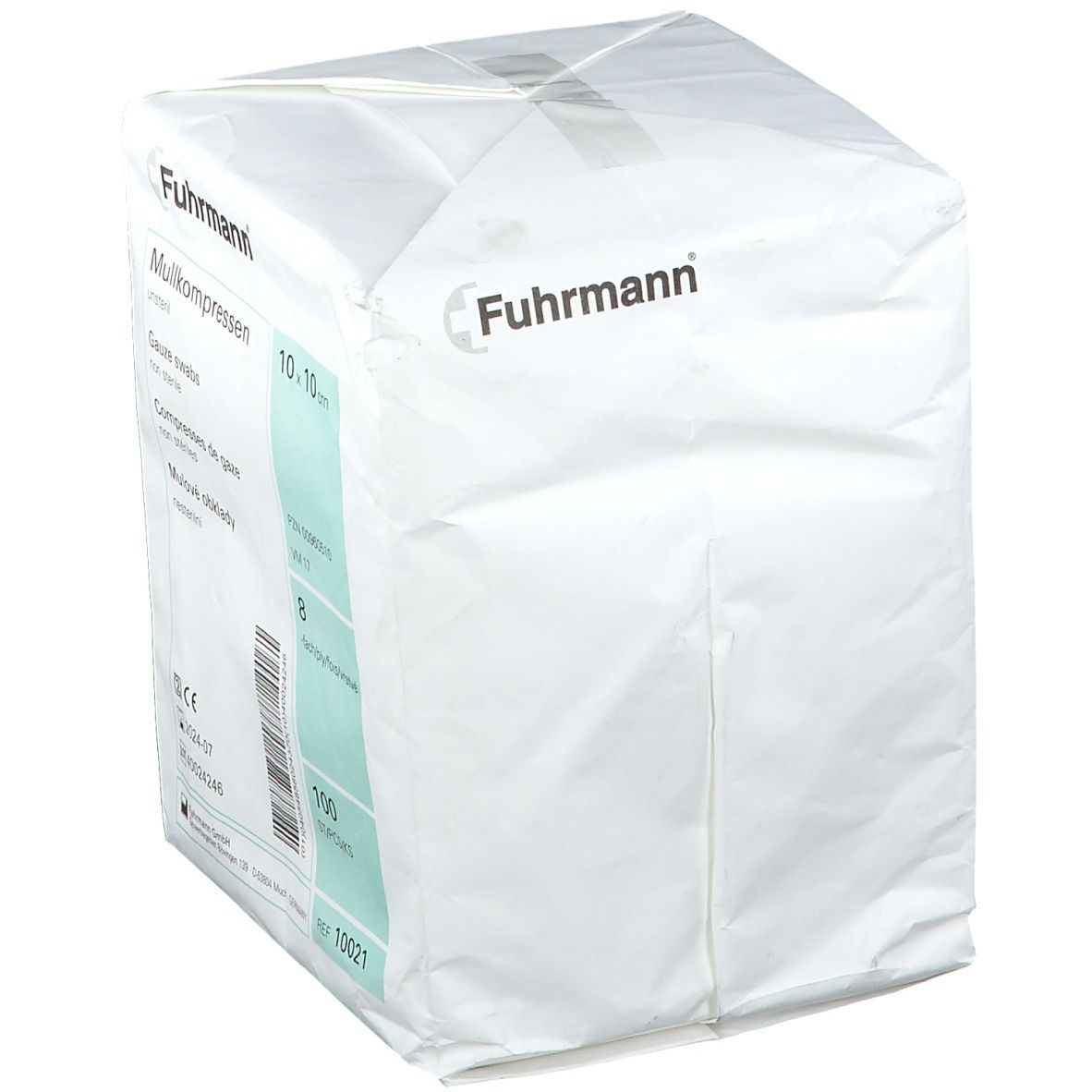 Mullkompressen 8 fach 10 x 10 cm unsteril