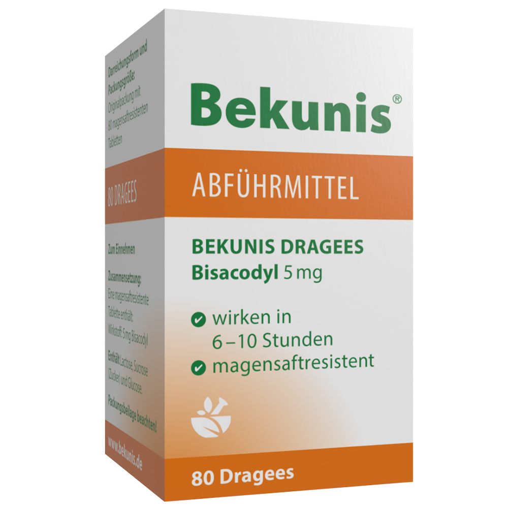 Bekunis Dragees bei Verstopfung 5 mg