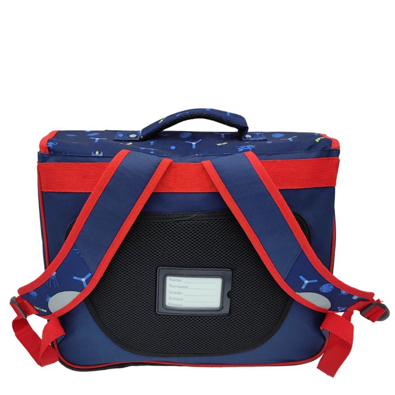 Cartable scolaire Kid robot dino 41 cm Bleu