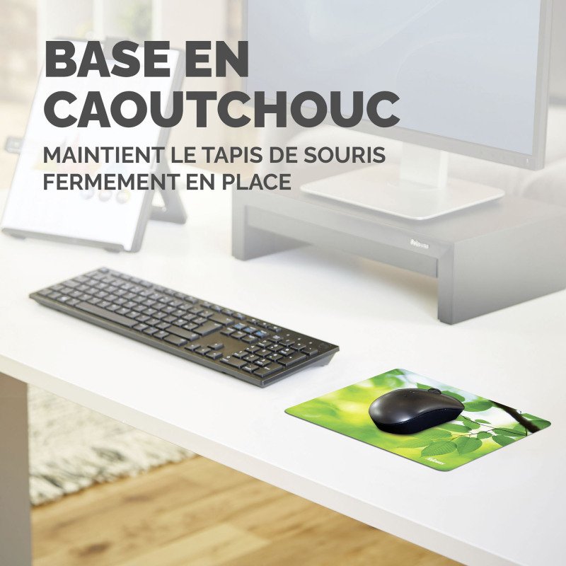 Tapis de souris Earth Series Fellowes motif feuilles