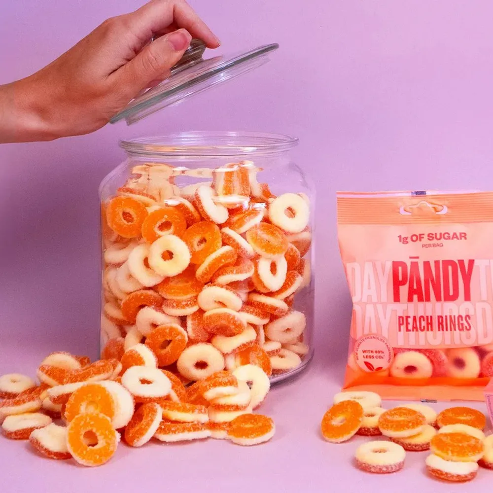 Pandy Peach Rings - 50 g.