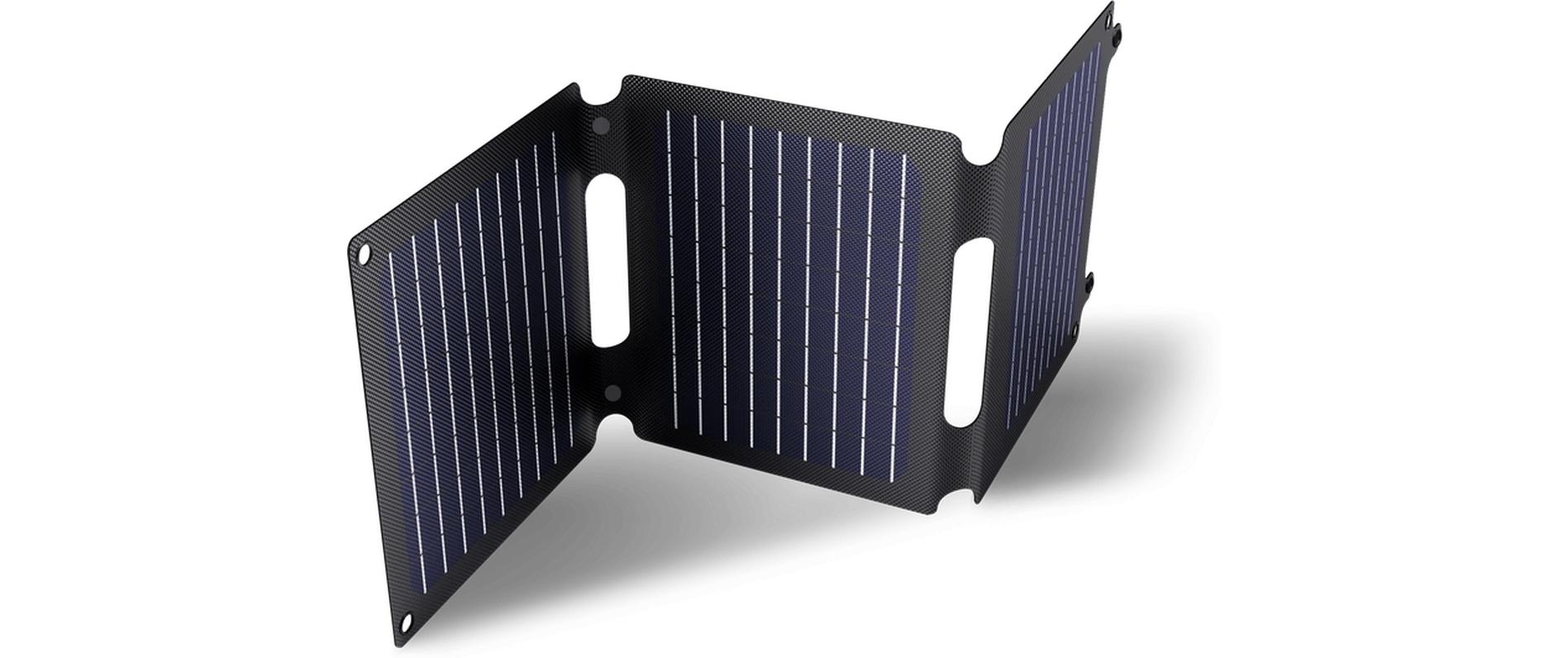 Solarpanel Zuny 20 W 20 WTragbares Solarmodul mit zwei USB-Anschlüssen