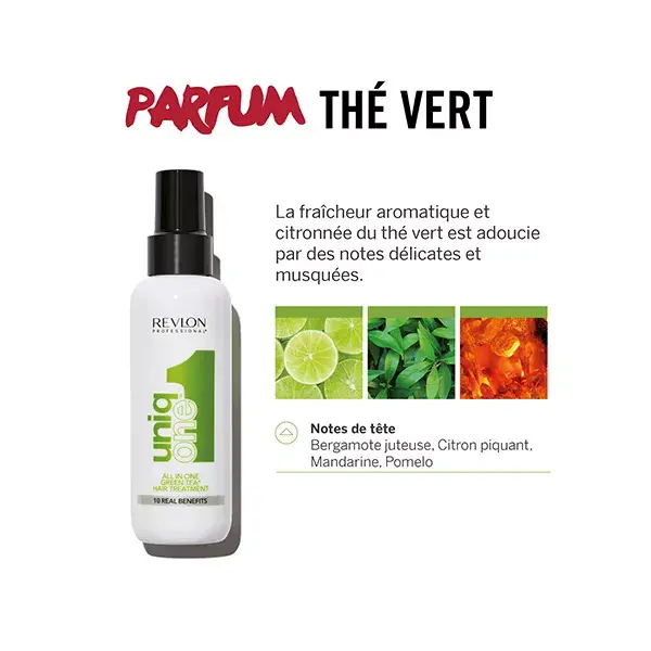 Revlon Professional UniqONE™ Máscara Spray Leave-In de Chá Verde 150 ml