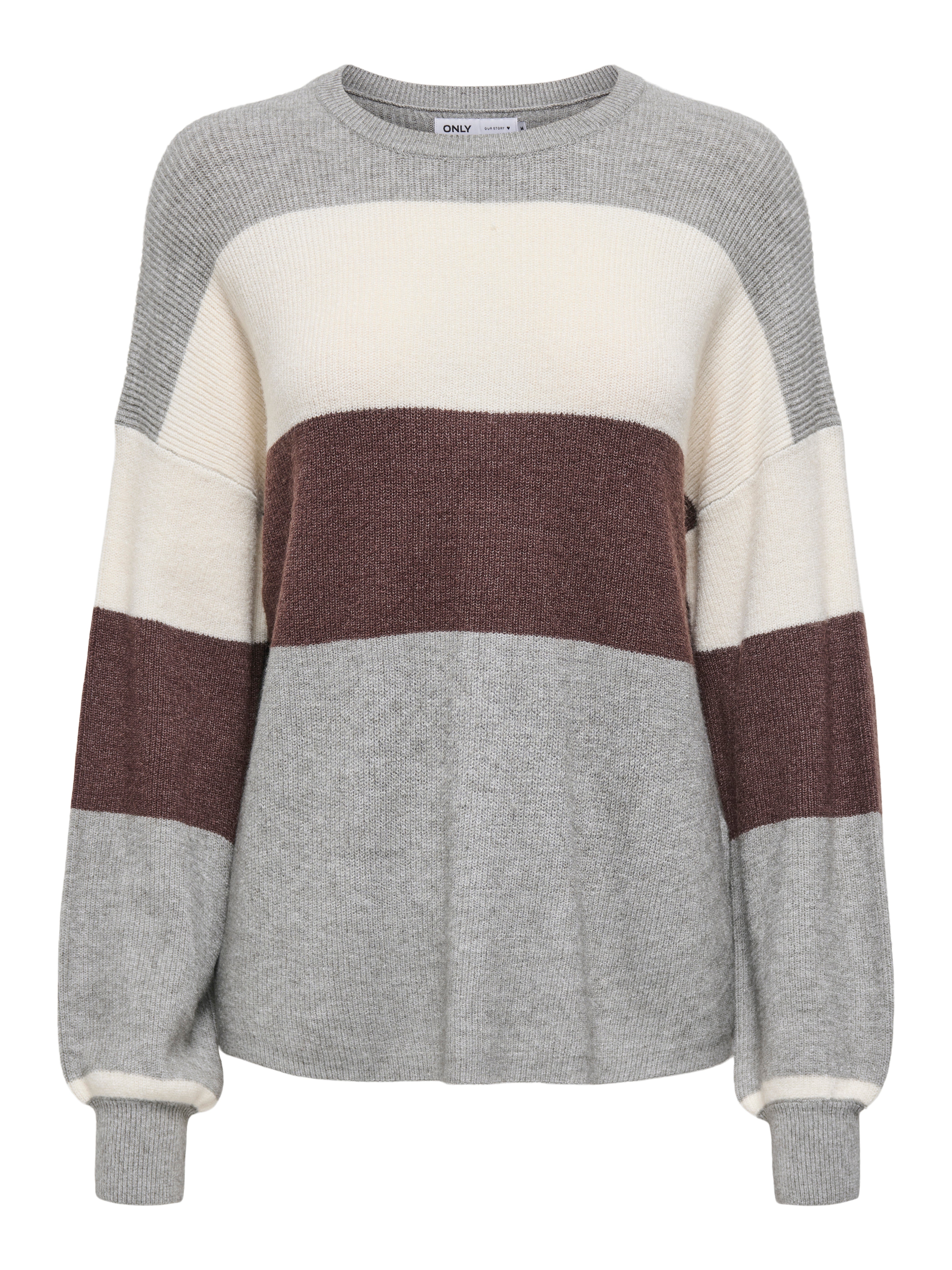 ONLATIA Strickpullover Medium Grey Melange