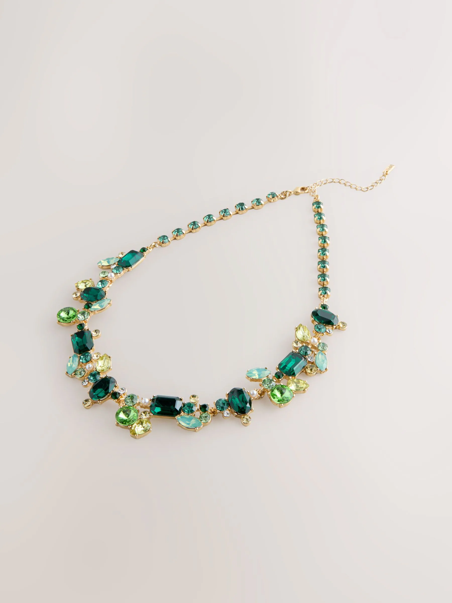 Groen - Statement Jewel Necklace