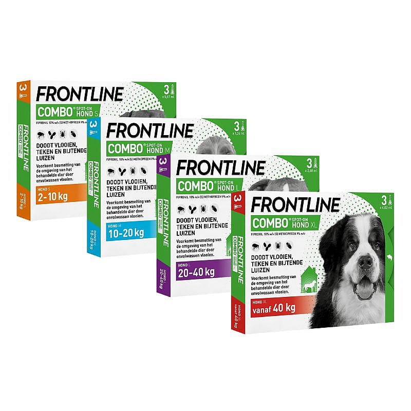 Frontline Combo Hond | 3 pipetten - 2-10 kg | 341