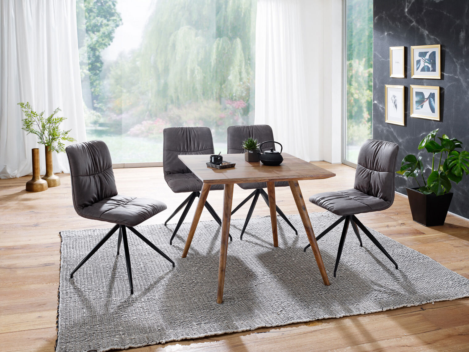 Esstisch Repa Massivholz Sheesham