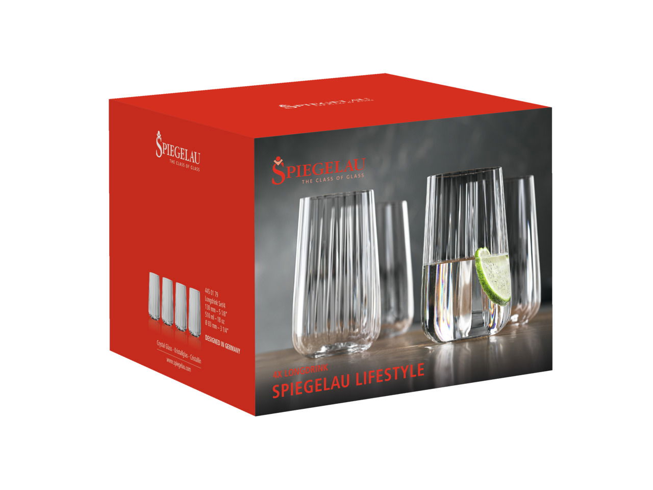 Spiegelau 4er Longdrink-Set LIFESTYLE