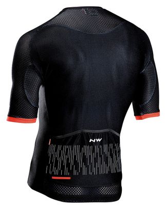 Maillot Manches Courtes Northwave STORM AIR Noir/Orange