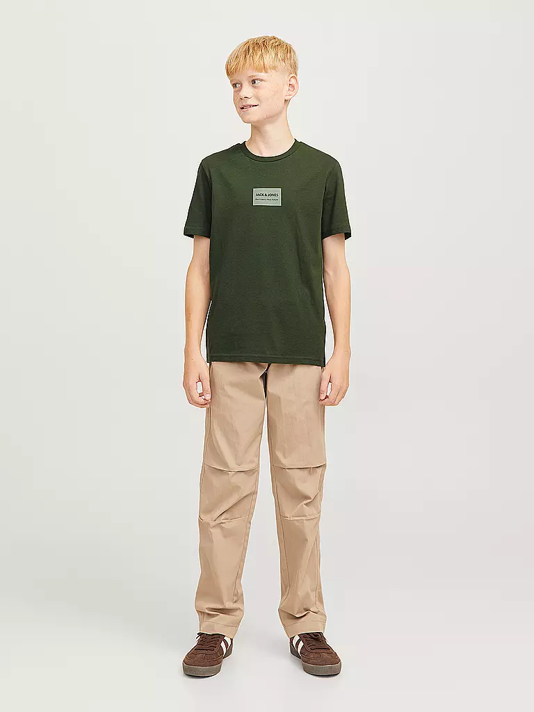 JACK & JONES Jungen T-Shirt JJHAKKAI olive