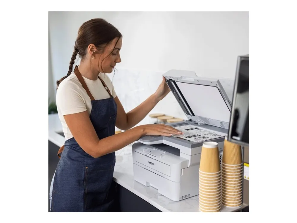 Brother MFC-L2960DW - Multifunktionsprinter - S/H - laser - Letter A (216 x 279 mm)/A4 (210 x 297 mm) (original) - A4/Legal (medie) - op til 34 spm (kopiering) - op til 34 spm (udskriver) - 250 ark - 33.6 Kbps - LAN, Wi-Fi(n), USB 2.0