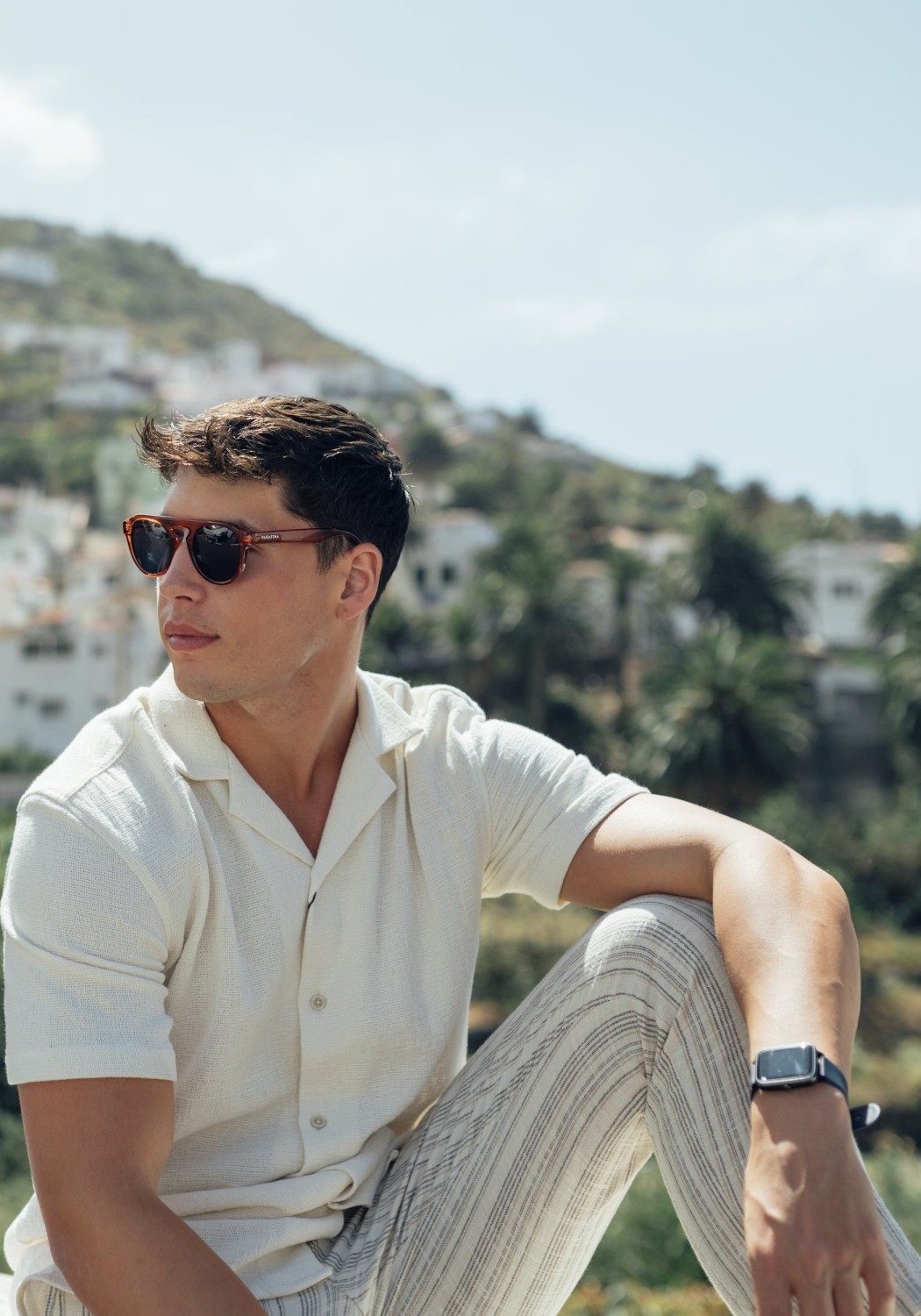 Parafina Sonnenbrille Corriente Caramel/Smoke Grey