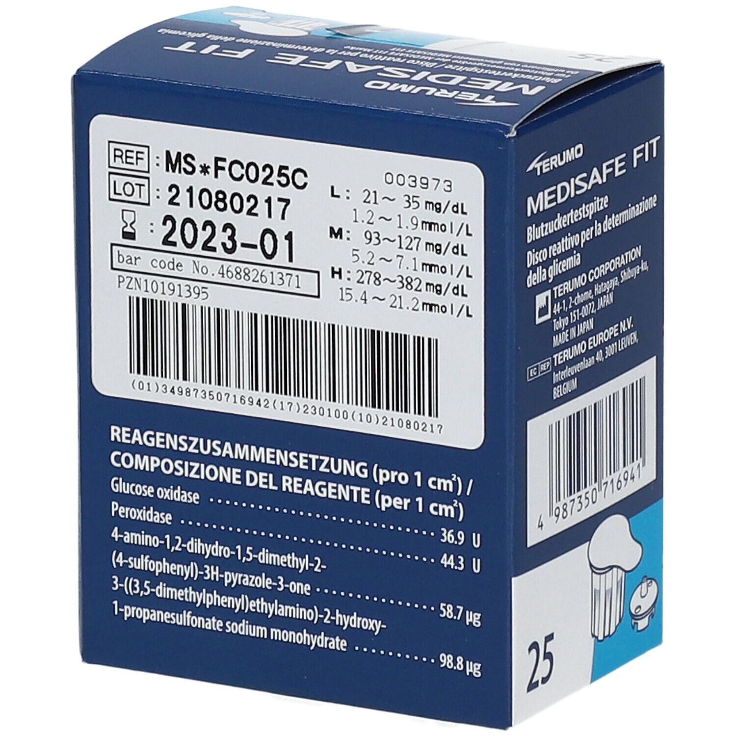 TERUMO Medisafe® FIT Blutzuckertestspitzen