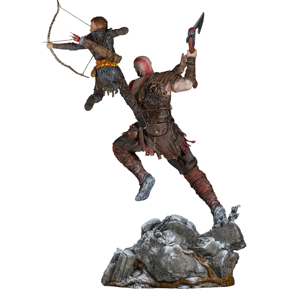 Iron Studios God of War actionfigur (Kratos & Atreus)