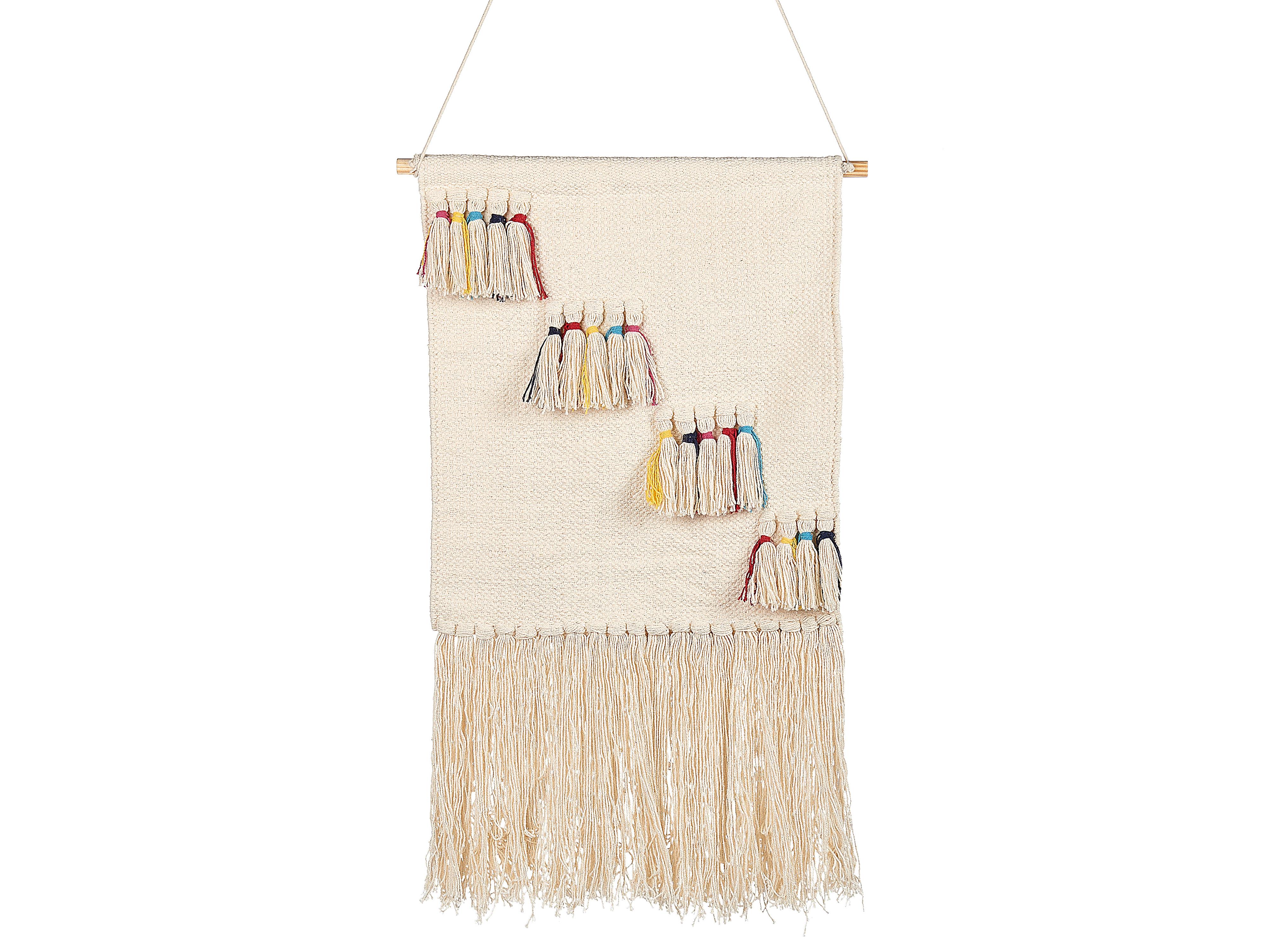 Stoffen wanddecoratie BUREWALA Katoen 108 cm Beige