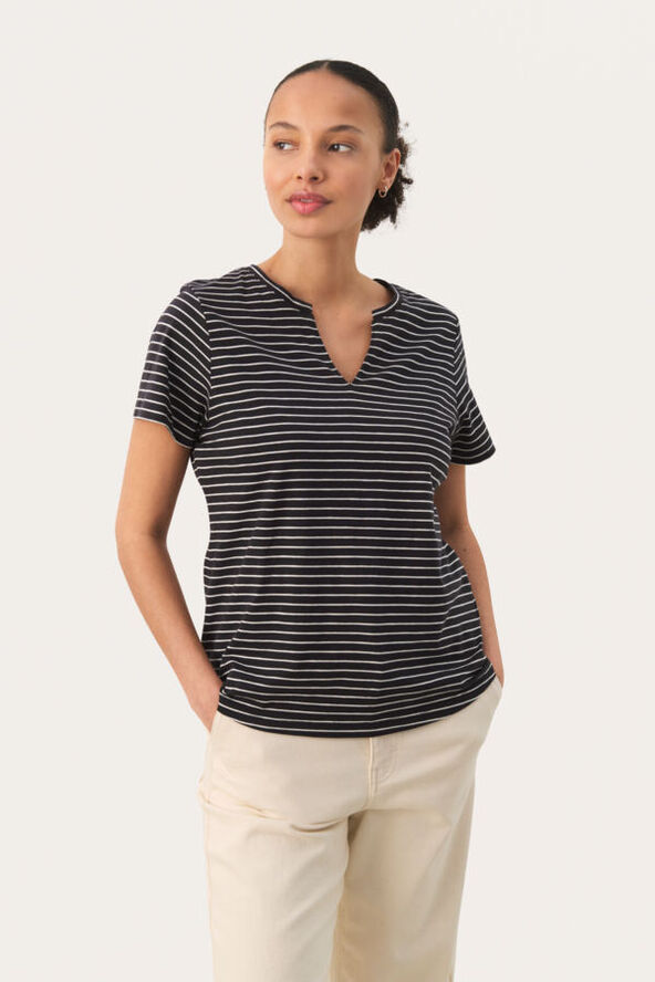 Part Two GesinasPW TS Dark navy stripe