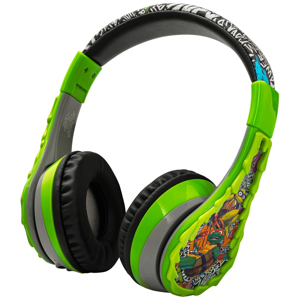 Kabellose Bluetooth-Kopfhörer für Kinder mit Teenage Mutant Ninja Turtles