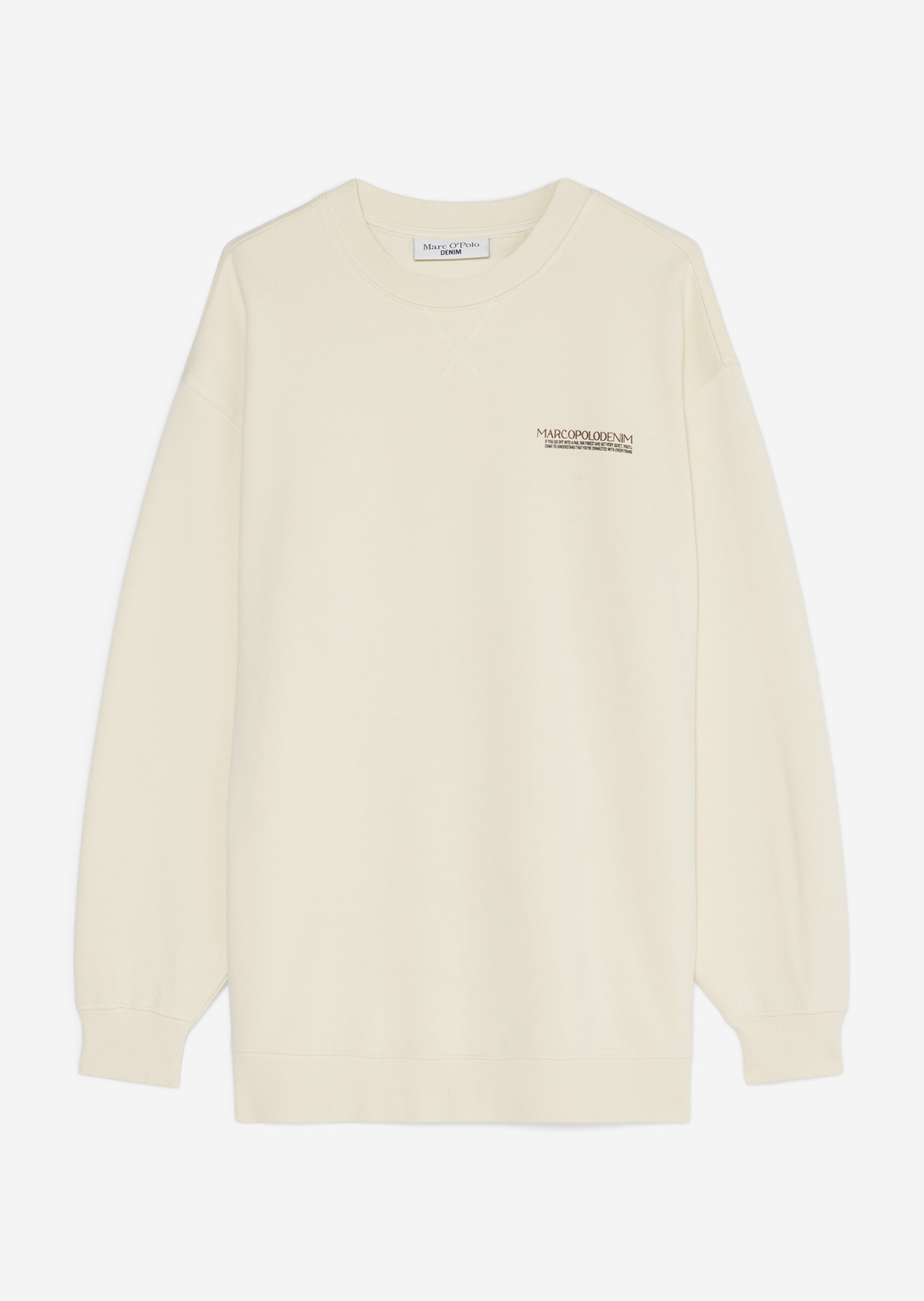 Oversize Sweatshirt mit Printaus Organic Cotton