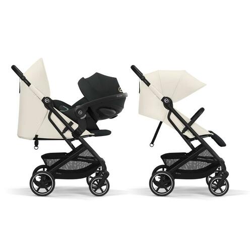 Poussette Beezy BLK - Canvas White - CYBEX