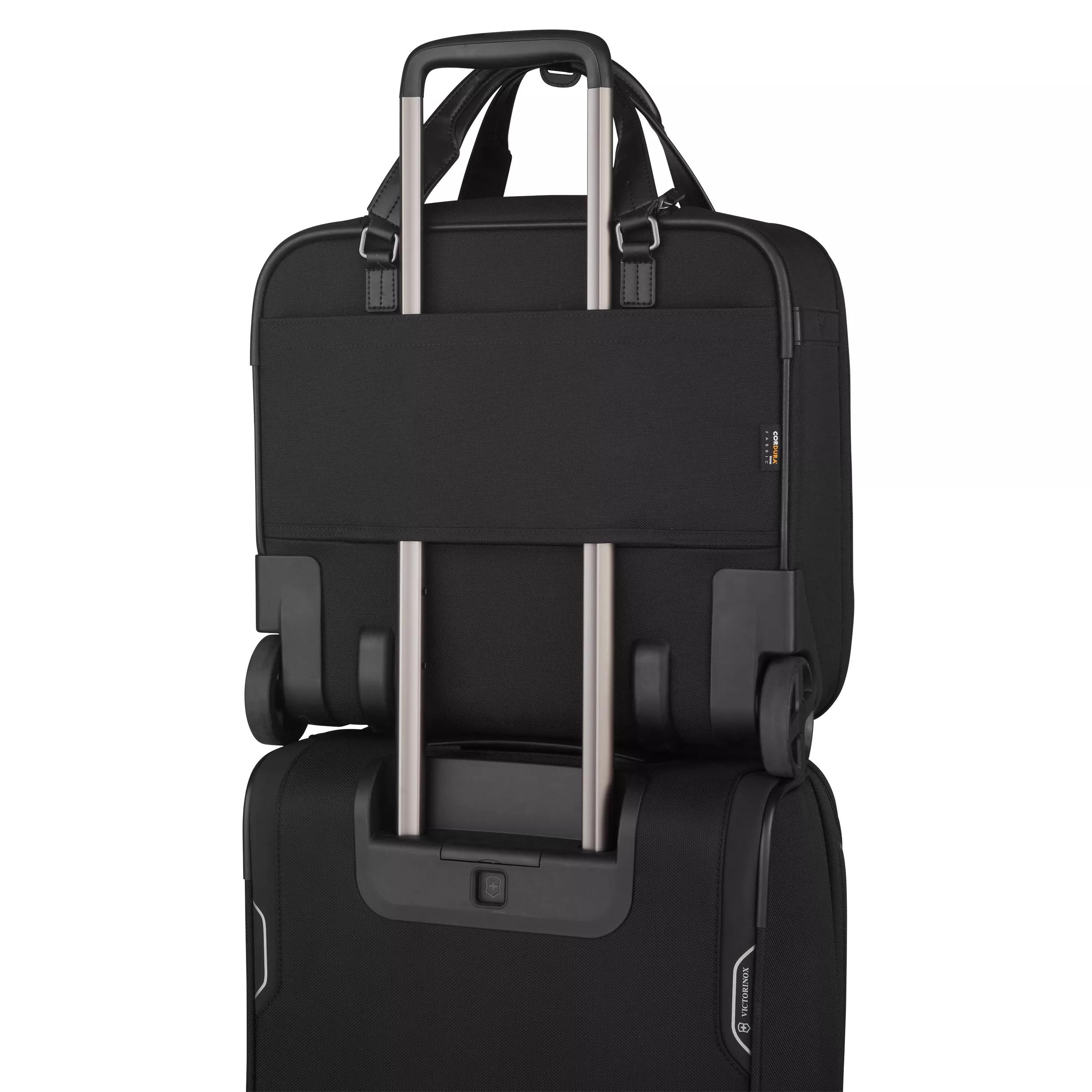 Werks Professional CORDURA® Wheeled Business Brief Compact-schwarz