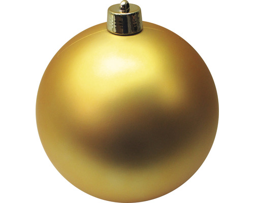 Grote XXL kerstbal Lafiora Ø 30 cm mat goud