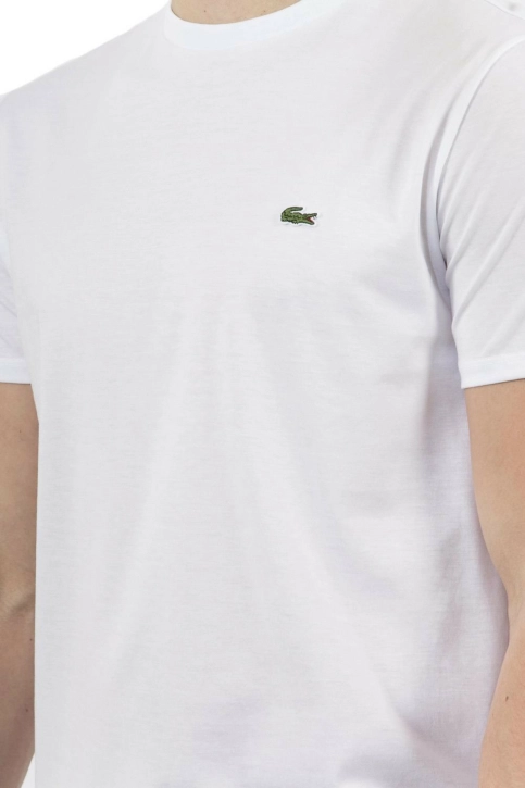 Tee shirt lacoste th6709 001 blanc