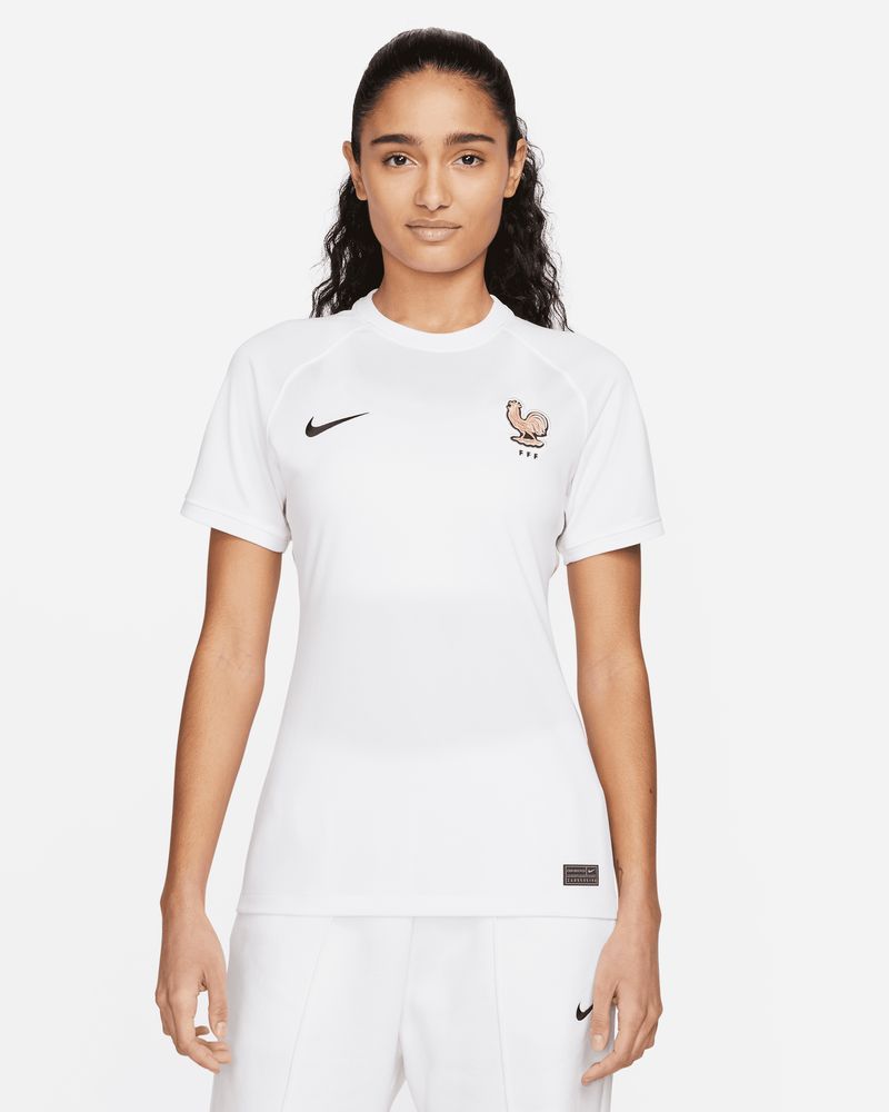 Maillot de football Nike France Blanc pour femme