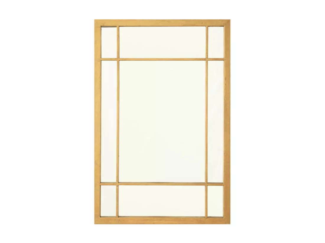 Miroir mural métal doré 90 cm x 60 cm-Moebe