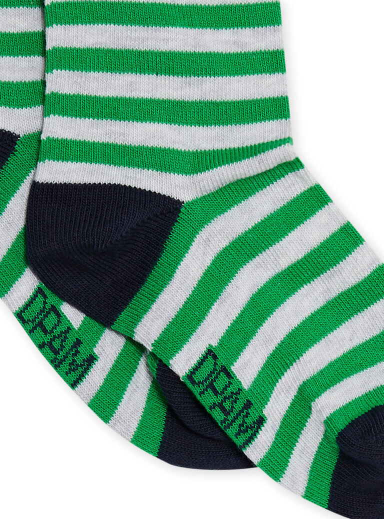 Chaussettes à rayures enfant garçon