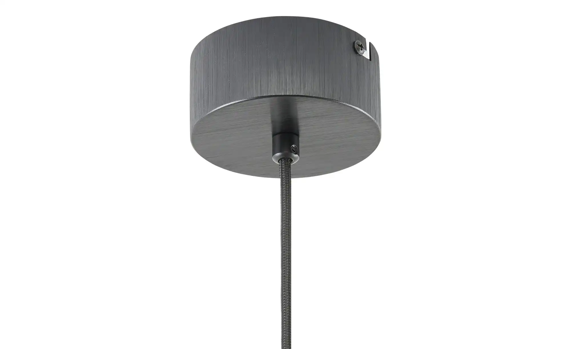 Trio Pendelleuchte, 1-flammig, Rauchglas schwarz