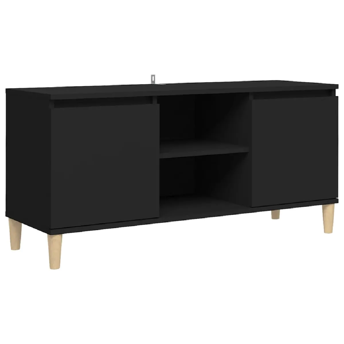vidaXL Meuble TV - Noir