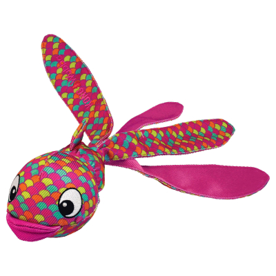 KONG Hundespielzeug Wubba Finz Fisch Pink S/M