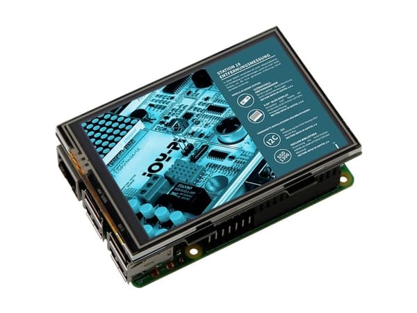 Joy-it JT3.5TR berøringsskjermmodul 8,9 cm (3,5 tommer) 480 x 320 piksler Passer til: Raspberry Pi