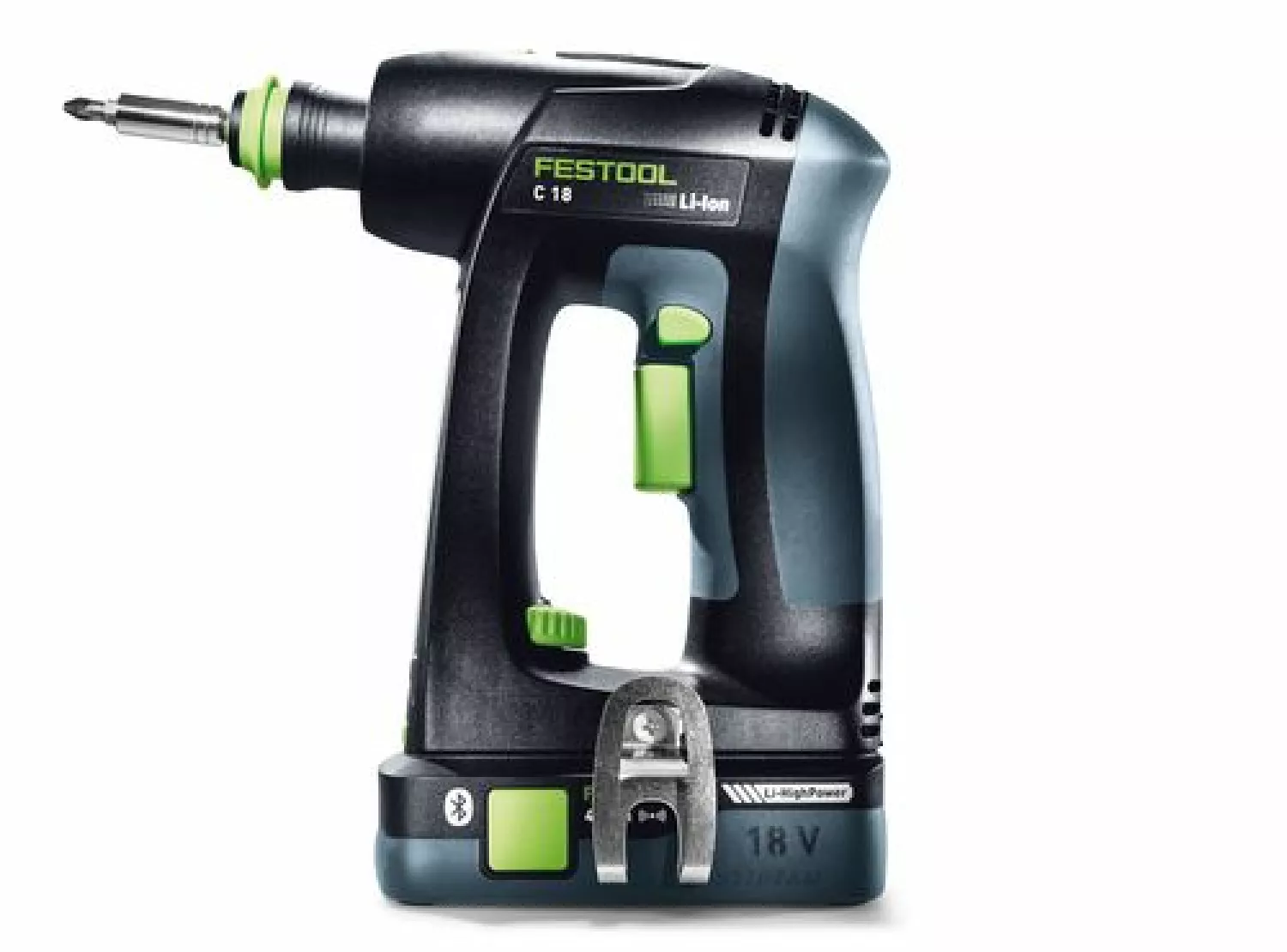 Festool C 18 HPC4,0 I-Plus 18V Li-Ion accu schroefboormachine set (2x 4,0Ah) in systainer - 45Nm - 40mm - koolborstelloos