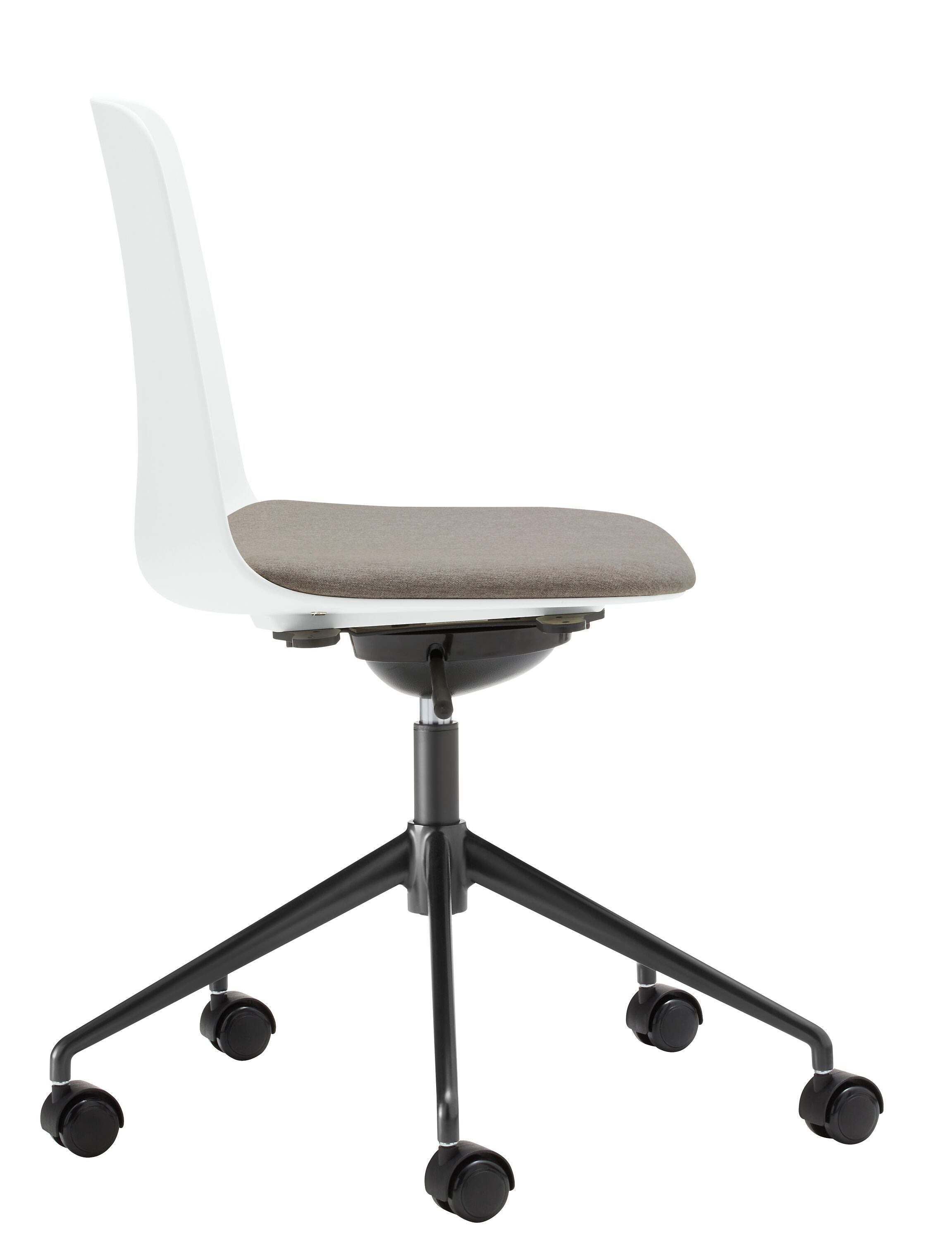 MUSK Bürostuhl - Weiss / B: 65.5 cm x T: 65.5 cm x H: 84.5 cm