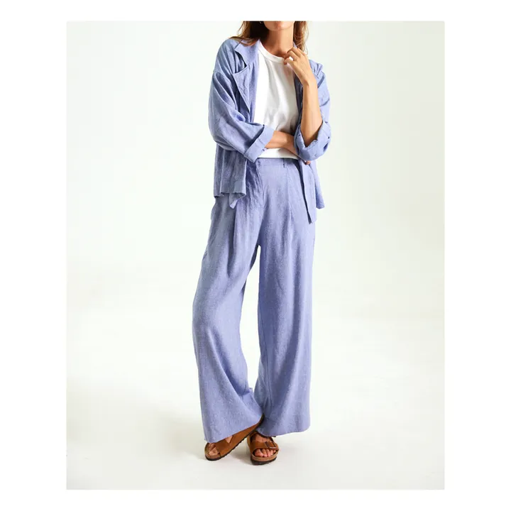 Sacrécoeur Veste Fluide Jasmin Lin | Bleu jean