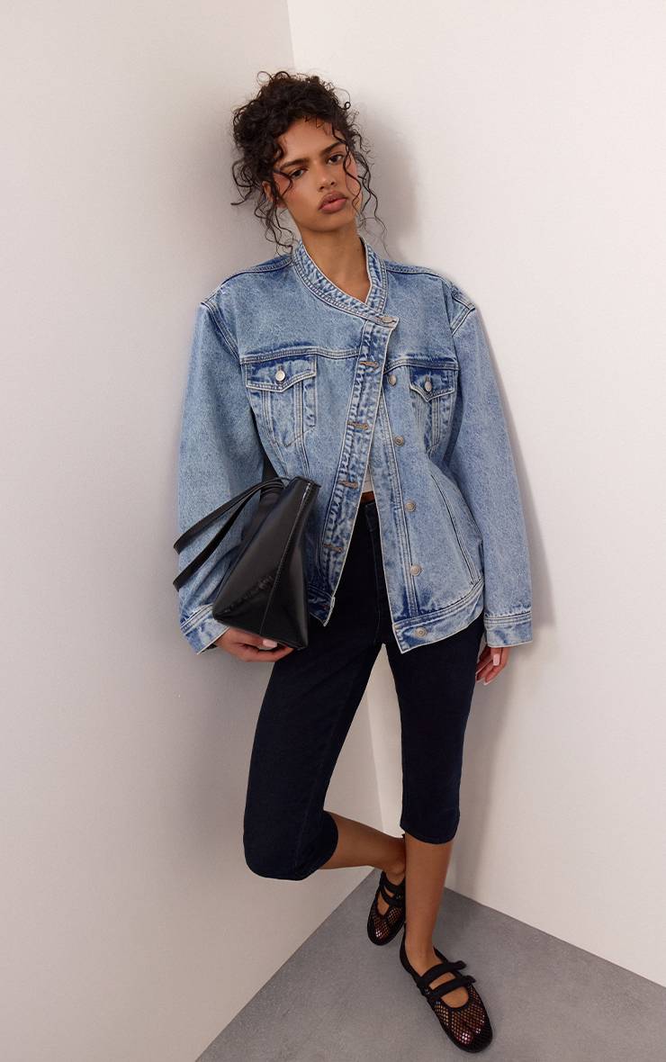 Raw Indigo Pantacourt En Denim