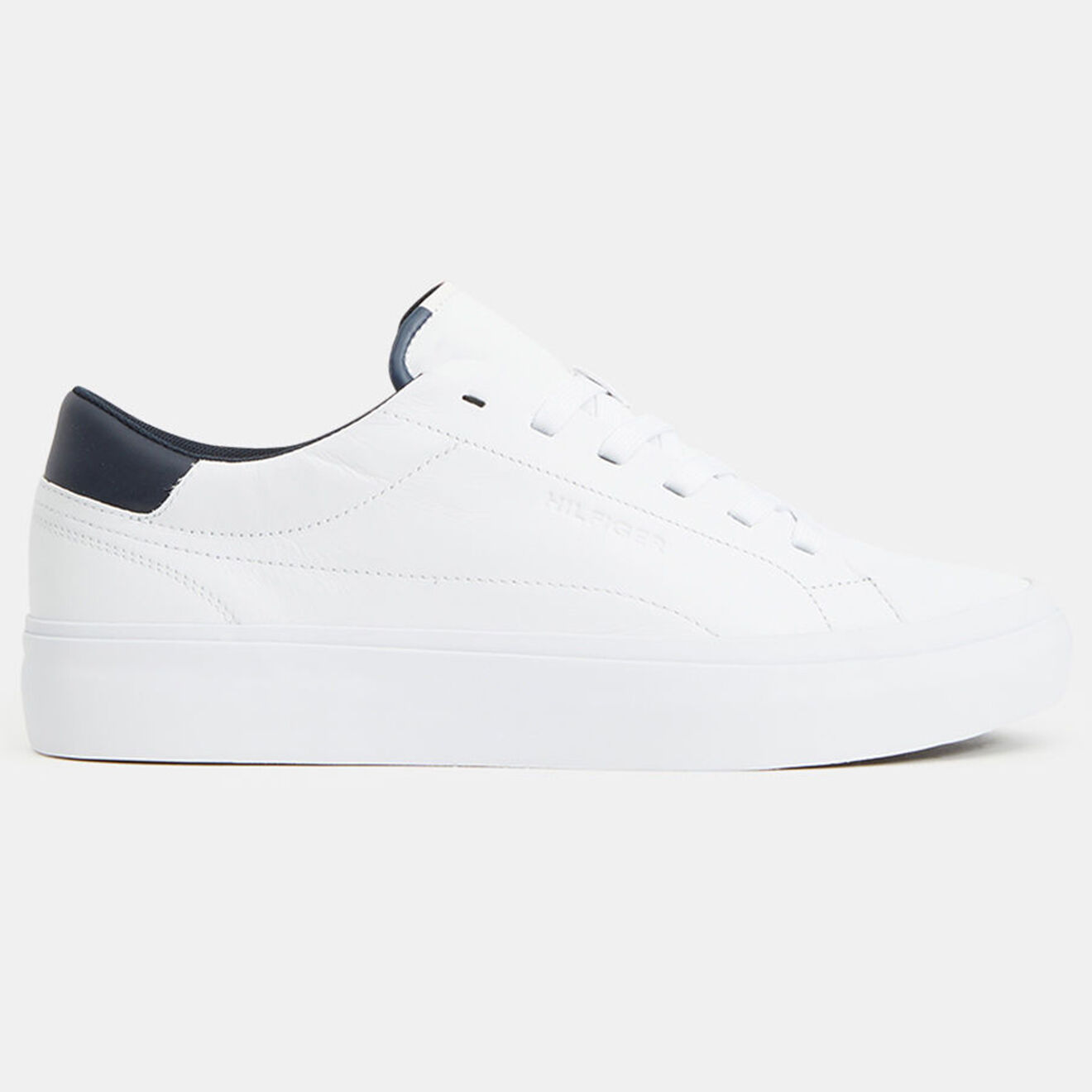 Tommy Hilfiger Baskets en Cuir Prep Vulc blanches