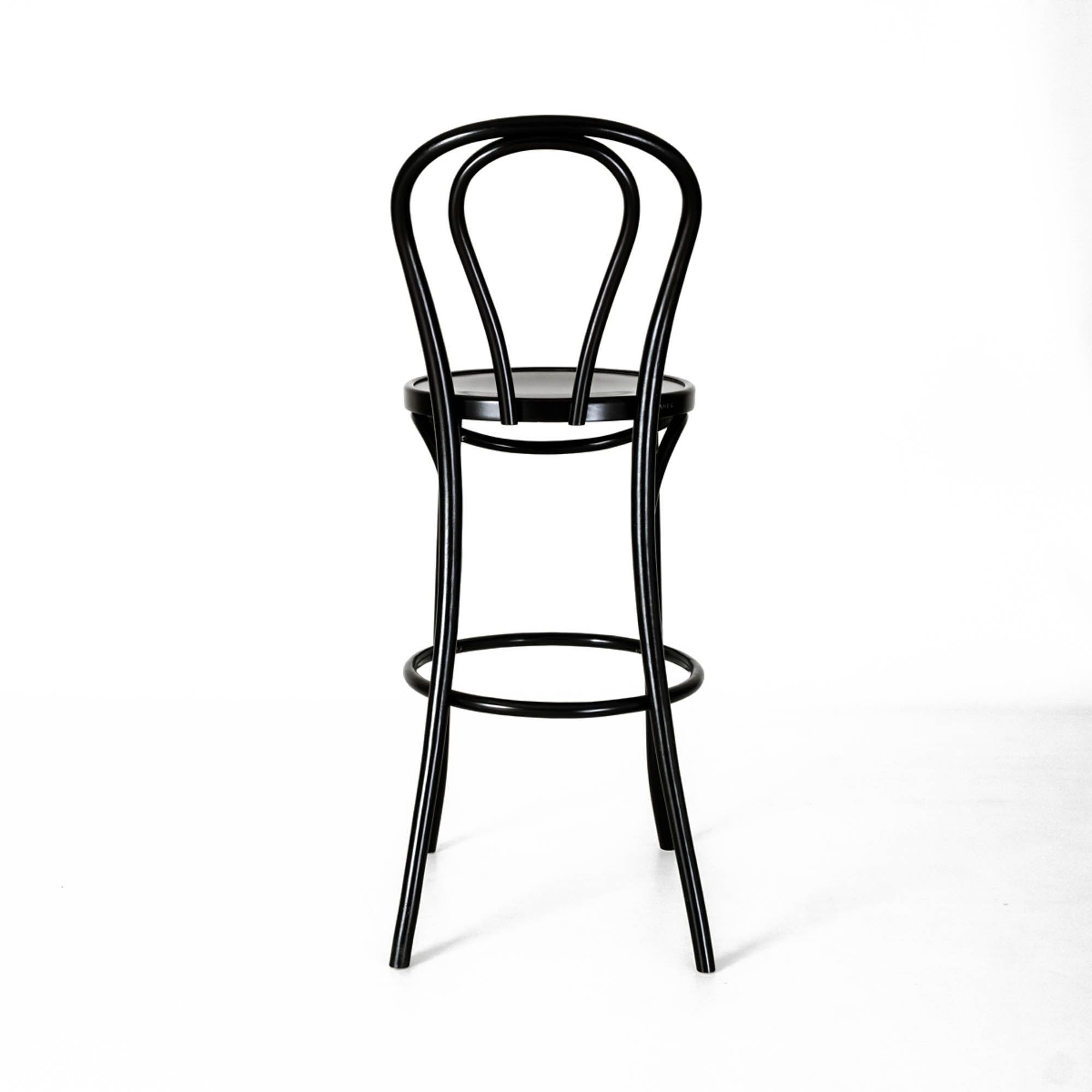 Vienna kruk zwart - 75 cm