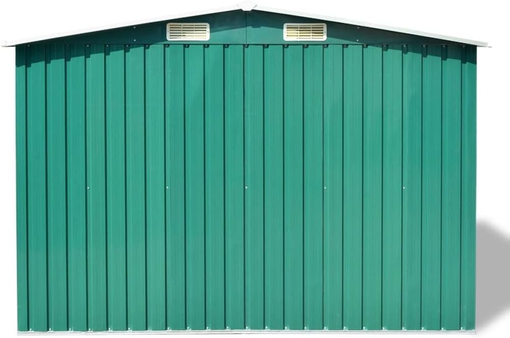 vidaXL Gerätehaus Metall 257x205x178cm Schuppen Gartenhaus Geräteschuppen