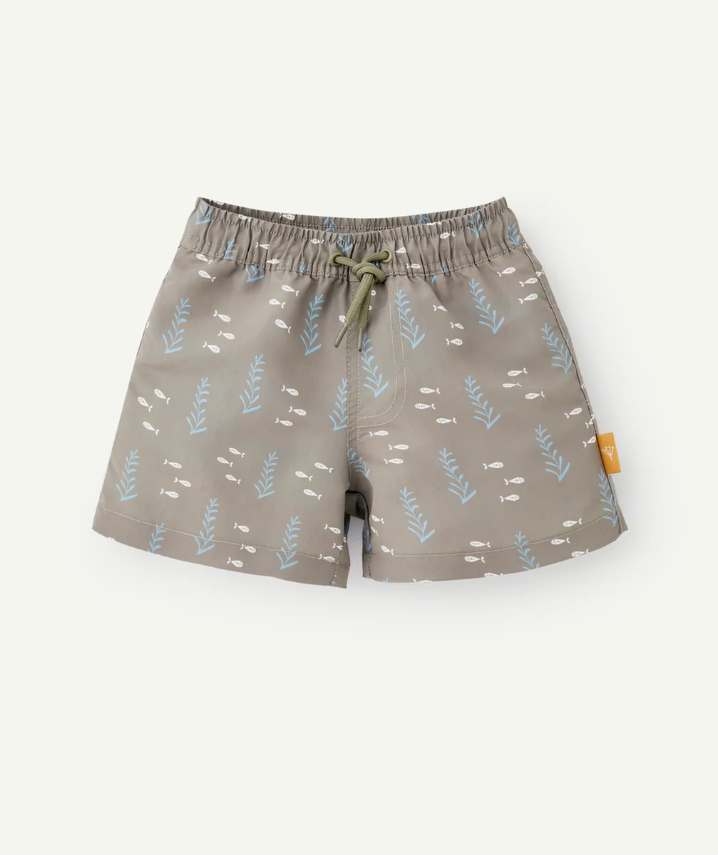 FRESKSHORT DE BAIN ANTI UV GARÇON OCEAN VERT