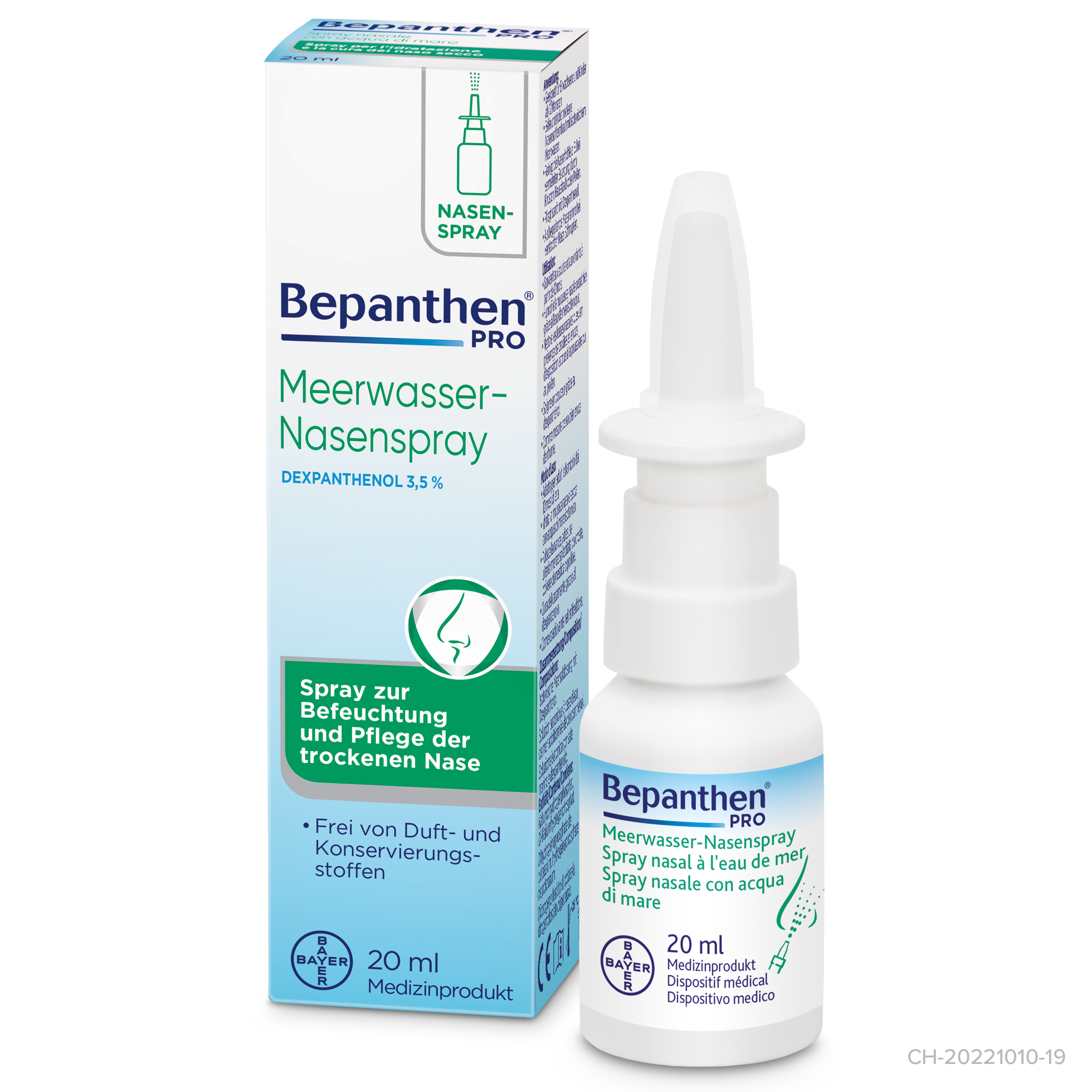 BEPANTHEN PRO Meerwasser-Nasenspray Nasenspray Fl 20 ml