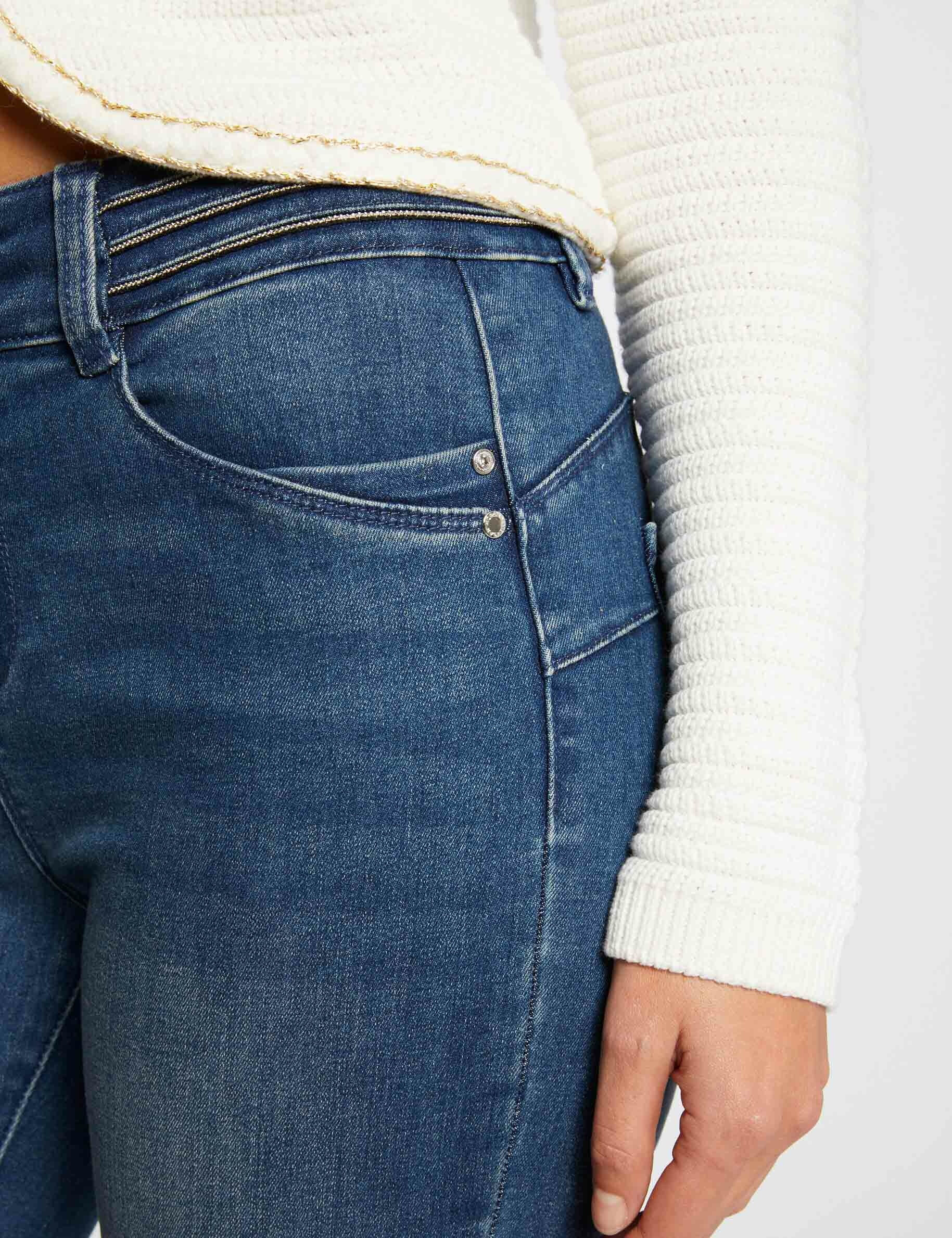 Jeans slim avec détails bijoux jean stone femme - jean_stone