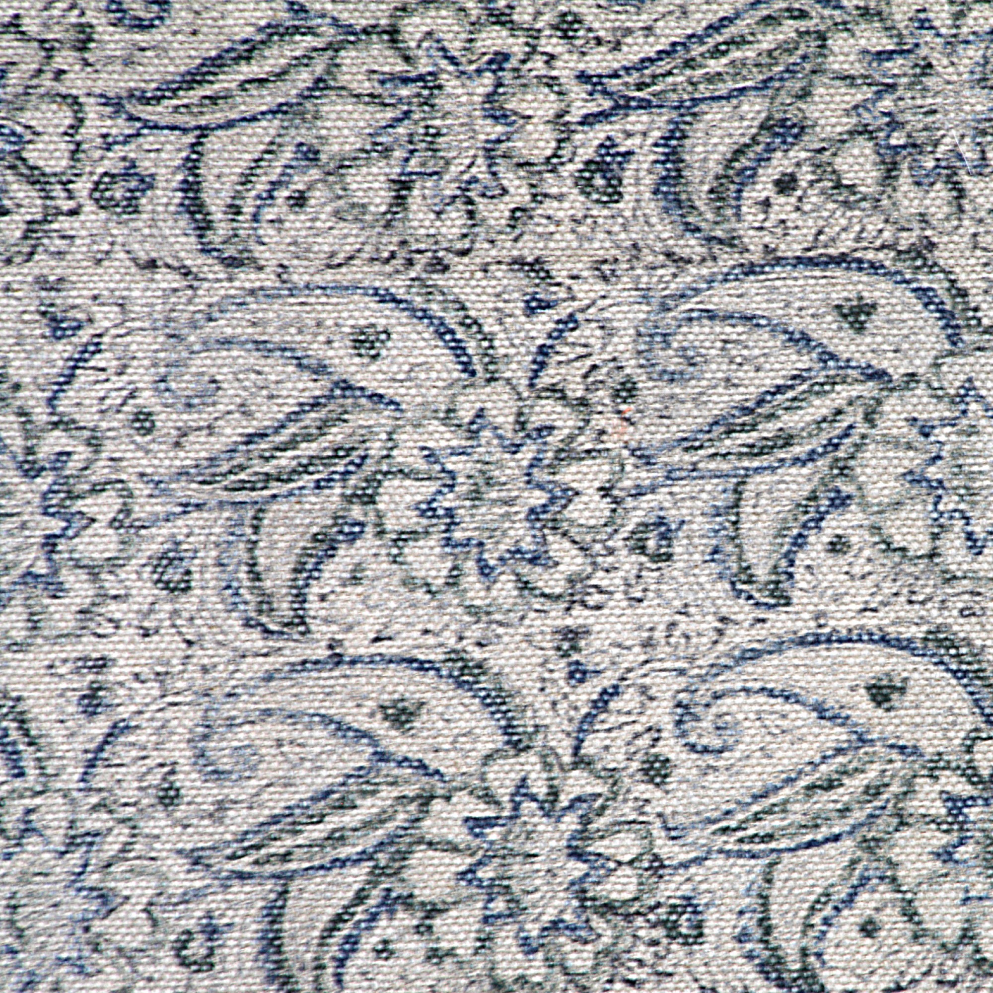 Teppich 'Orai', weiß, grau, T 110 cm, B 110 cm von fischer's lagerhaus